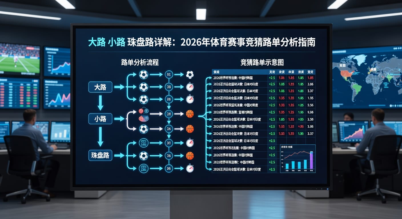 大路 小路 珠盘路：盘口节奏与投注技巧解析