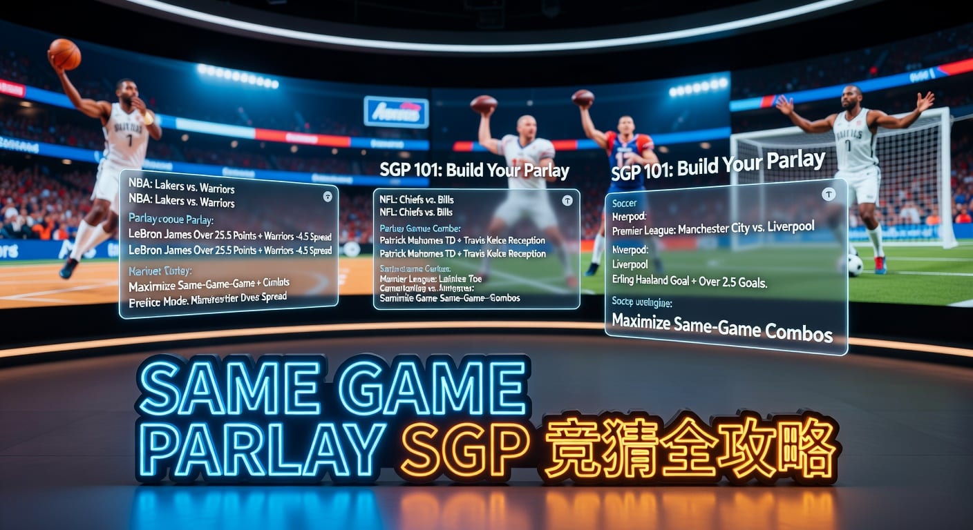 same game parlay SGP 实战指南｜赛果组合与判断思路
