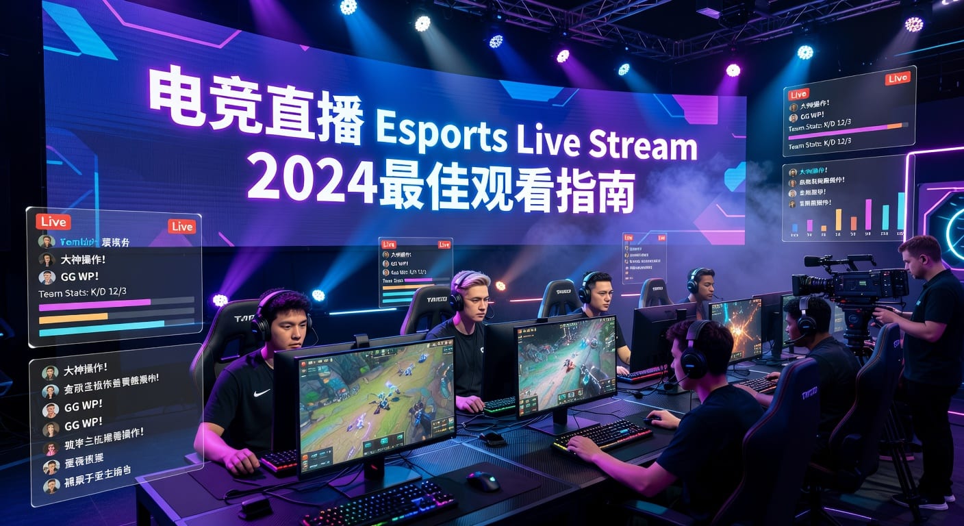 电竞直播 Esports Live Stream 实时观赛与内容判断