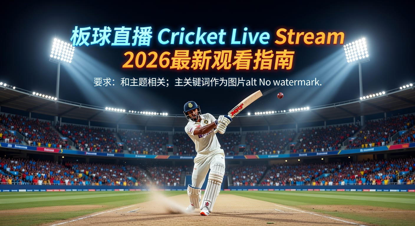 板球直播 Cricket Live Stream｜2026观看入口与赛程要点