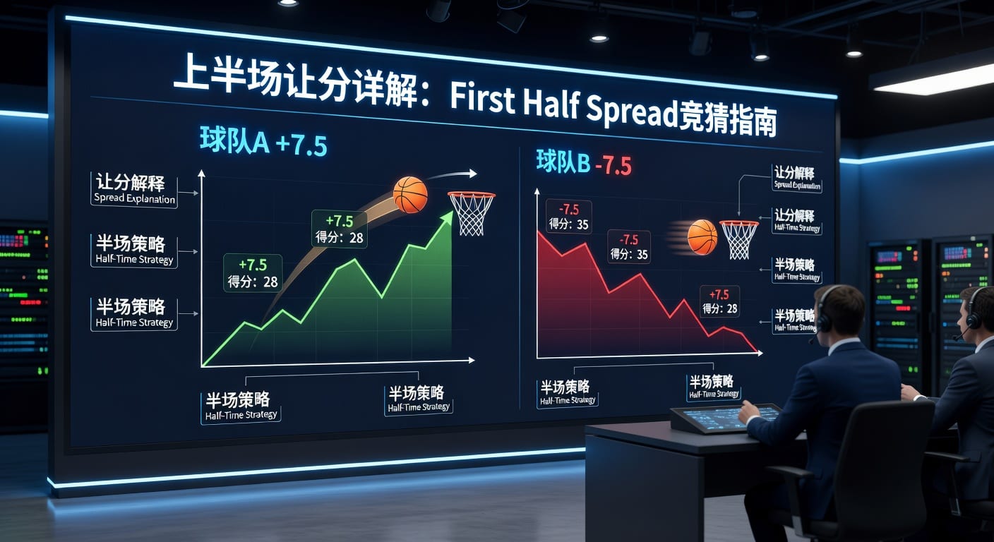 上半场让分 first half spread：赛前判断与滚球思路